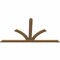 Ekena Millwork Richland Timber Gable Bracket, Western Red Cedar, 108"W x 58"H x 1 1/2"D x 5 1/2"F, 13/12 Pitch GBW108X58X0206RIC00SWR - alternate 3
